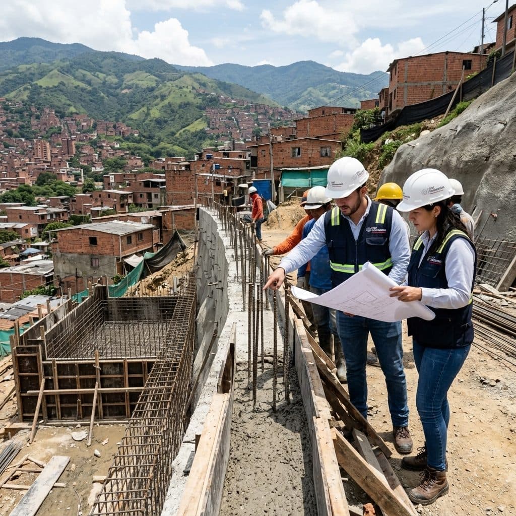 Muro de Contención en Ladera — Medellín