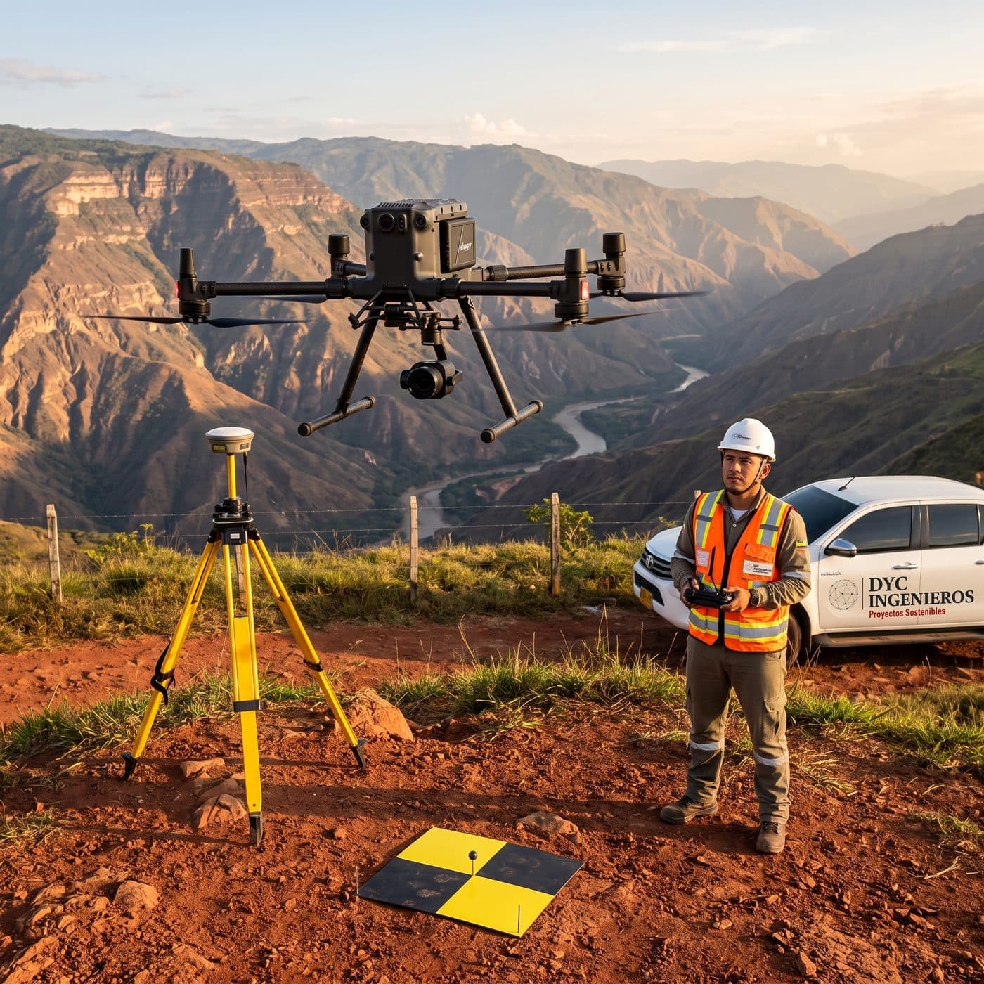 Fotogrametría aérea con dron RTK